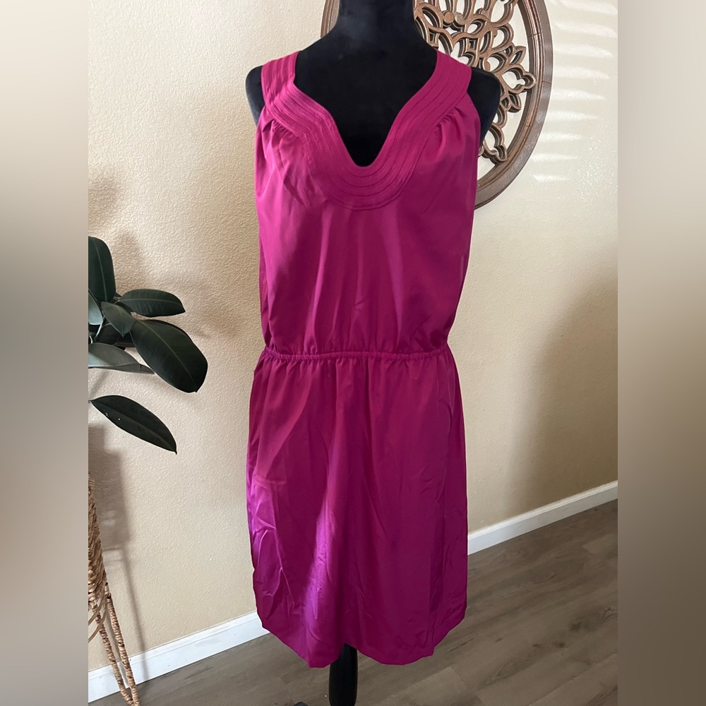 LOFT Fuchsia Sleeveless Dress